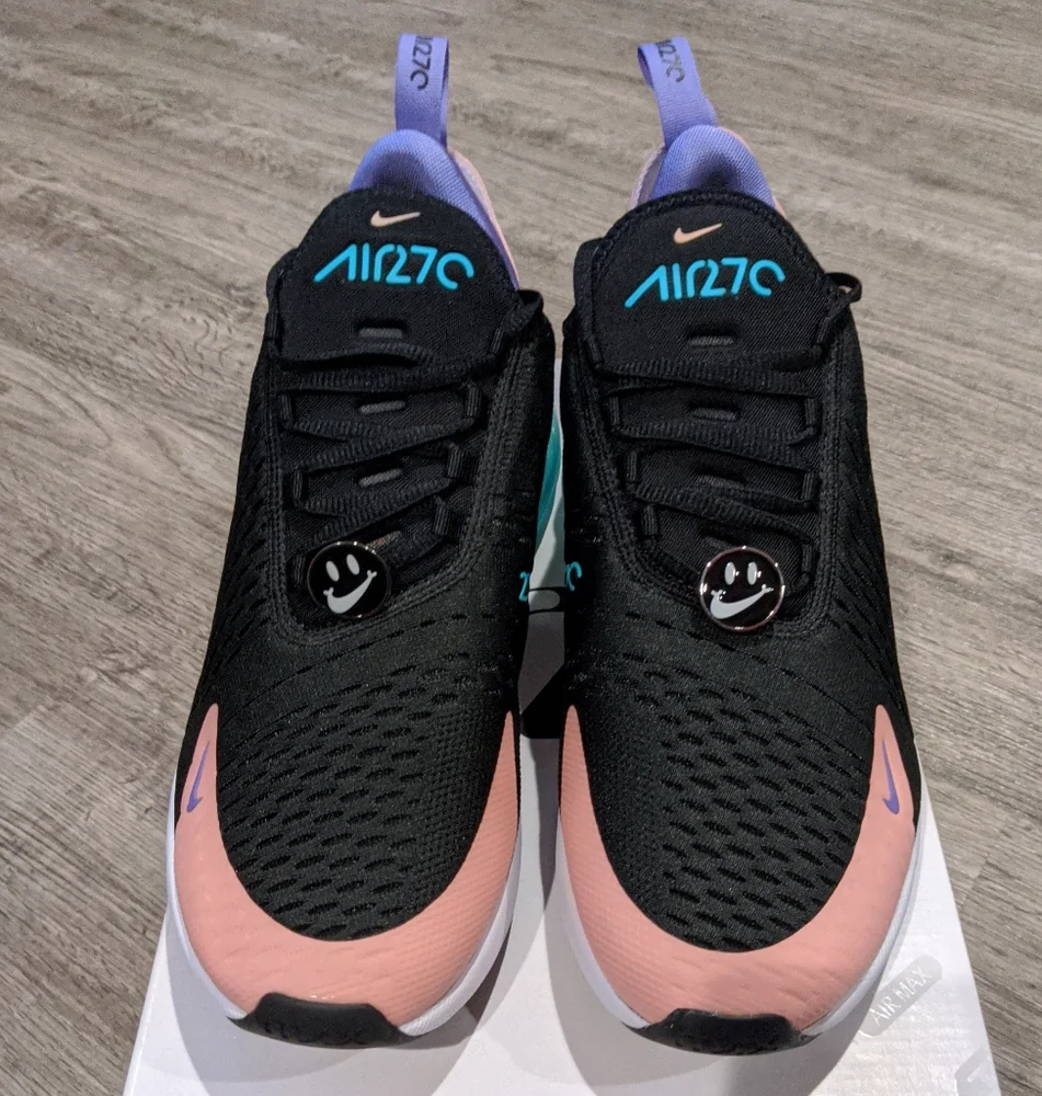 Nike Air Max 270 "Have A Nice Day", Men's Size 11, Black Hyper Jade - Picture 2 of 5